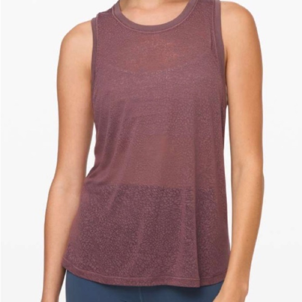 Lululemon polar shift veil burnout tanktop. 8